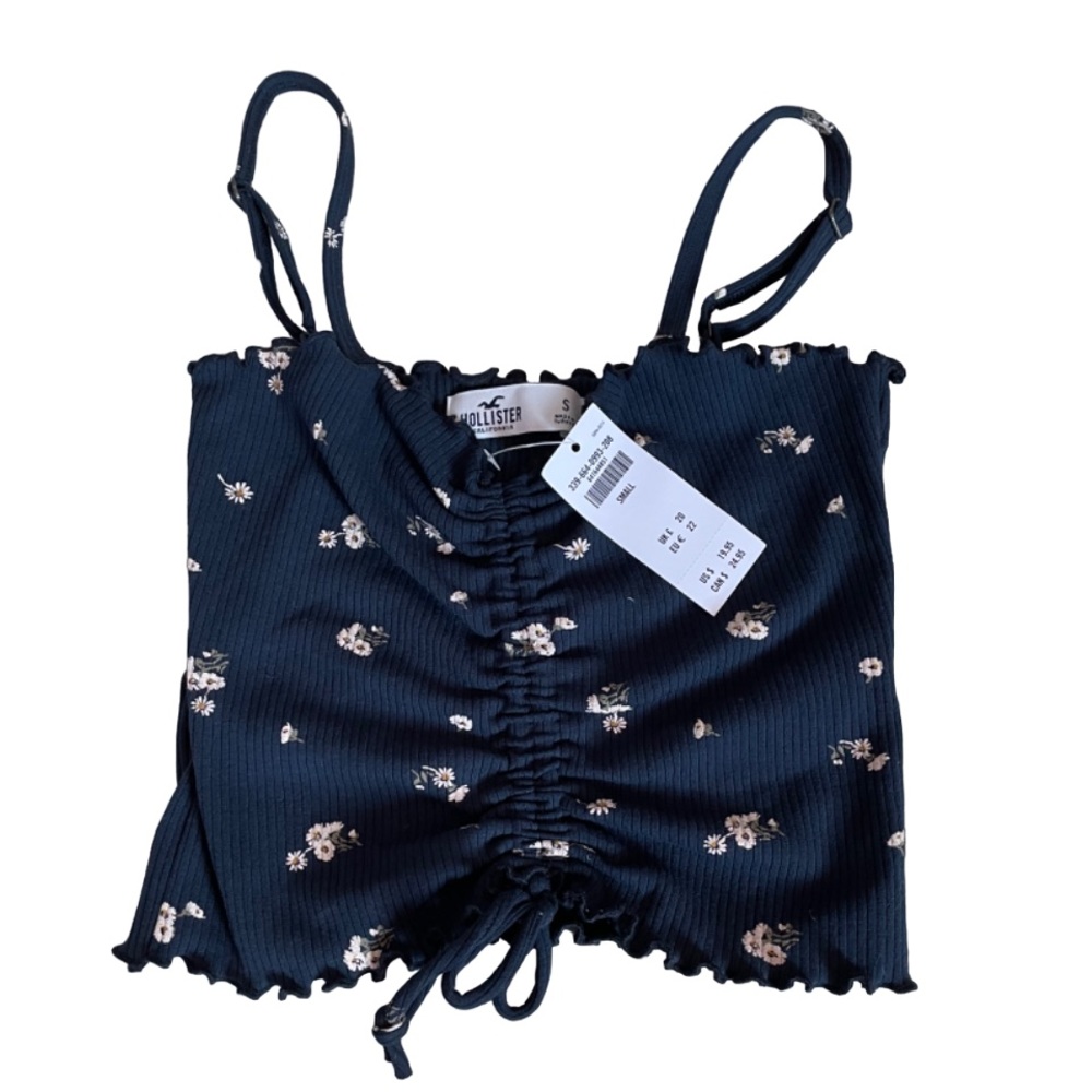 Hollister Cinched Floral Tank Top